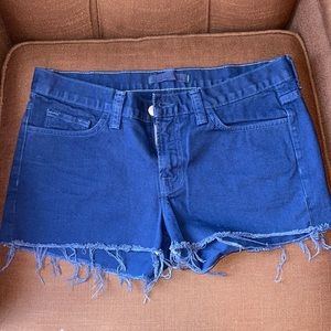 J Brand Blue Cut off Short Size 27